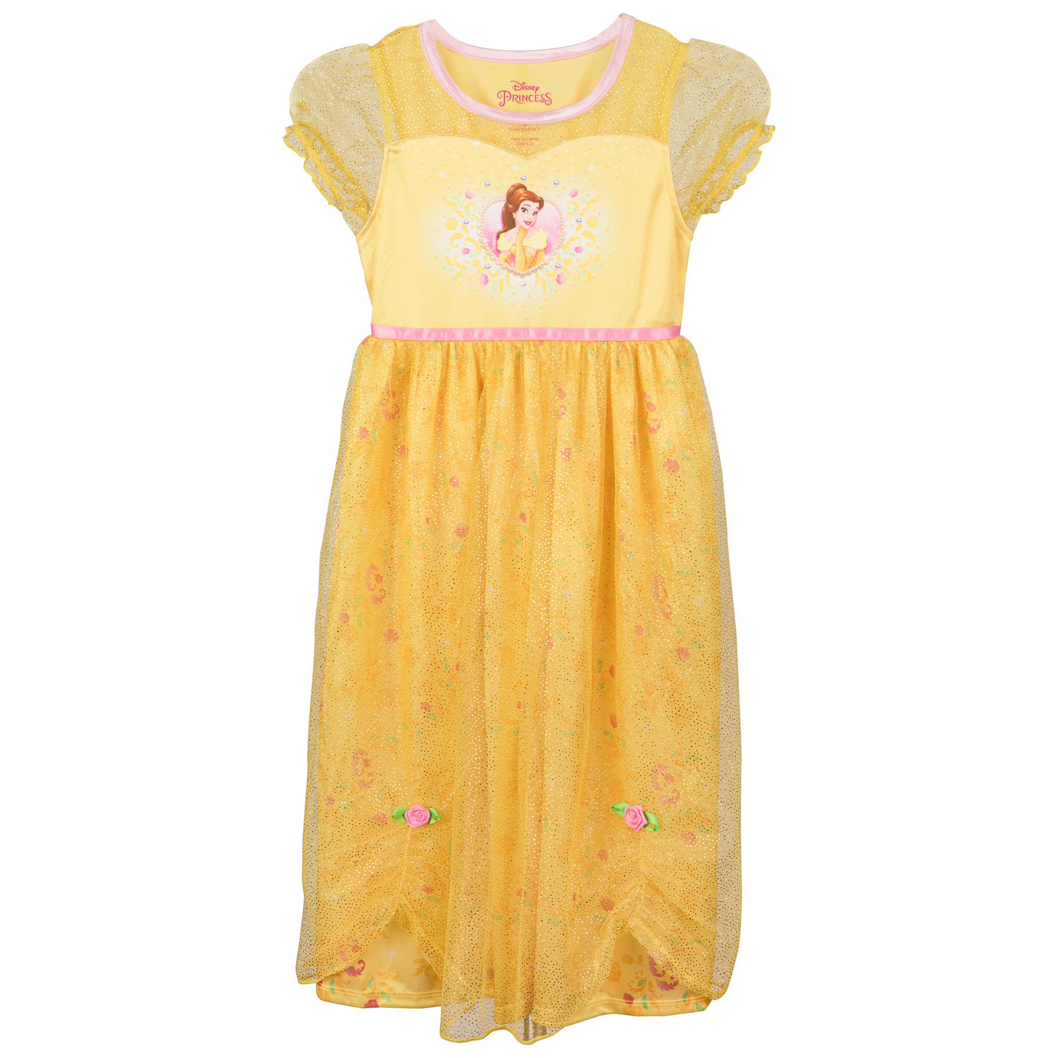 The Beauty and The Beast Belle Girl's Fantasy Gown Pajamas